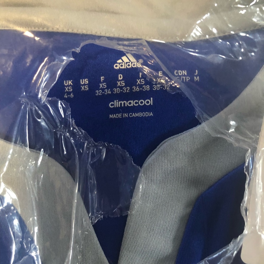 ☀️NWT Adidas Women’s XS Girl’s L Climacool Soccer Jersey